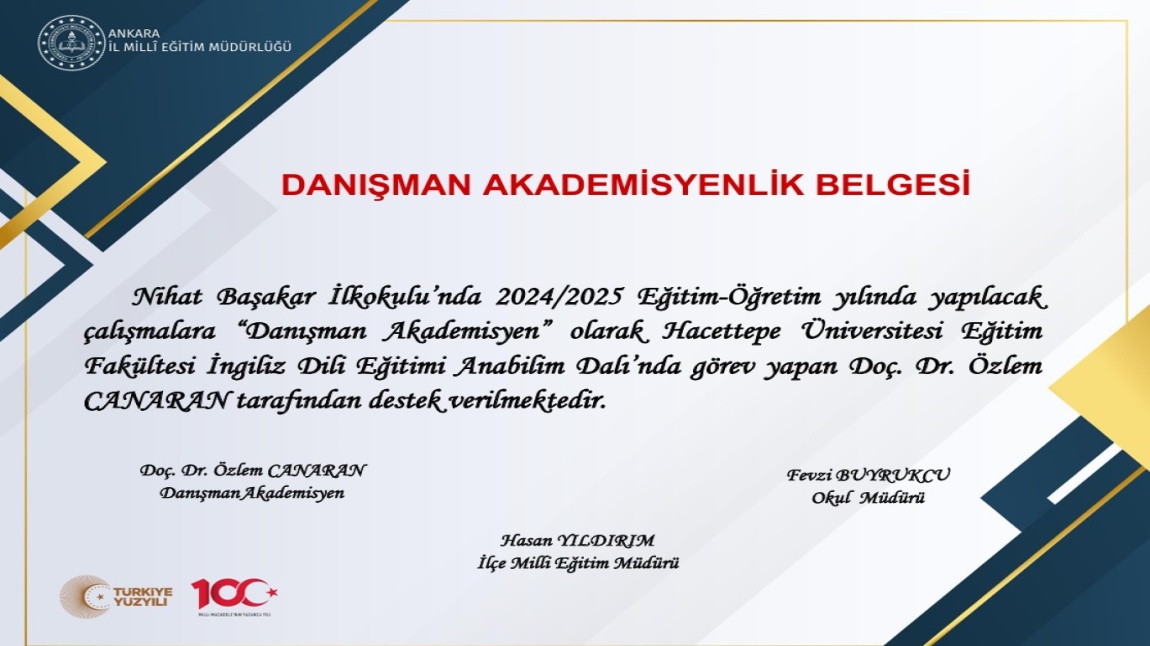 DANIŞMAN AKADEMİSYENLİK UYGULAMASI...